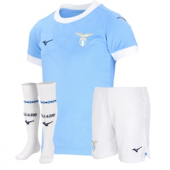Billige Fotballdrakt Lazio Replika Hjemmedraktsett Barn 2025-26 Kortermet (med bukser)